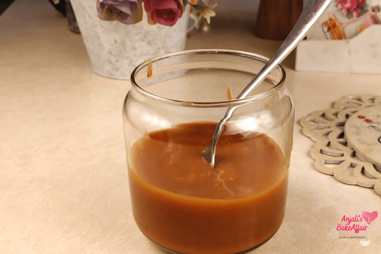 anjalisbakeaffair caramel sauce
