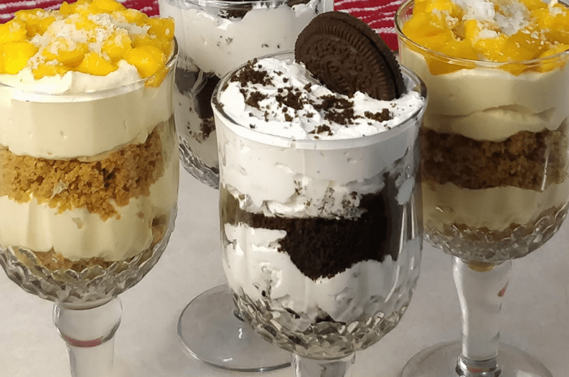 No-Bake Cheesecake in a glass