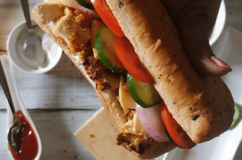 Sub Style Loaded Sandwich