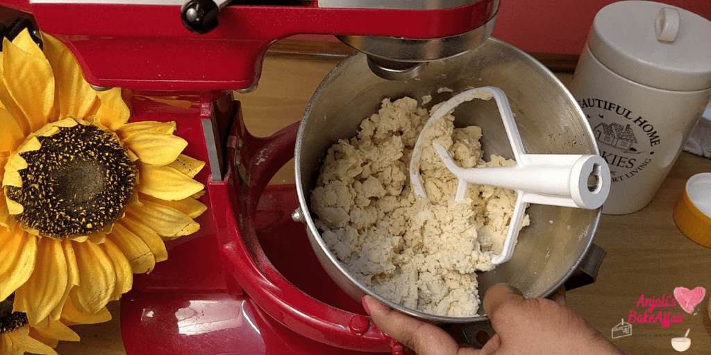 pie crust recipe
flour in stand mixer